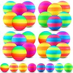 40 Pack 8.5 inch Playground Balls Bulk Colorful Inflatable Bouncy Dodgeball Handball Kickball for Kids Adults Ball Games, Gym, Camps, Picnic,Beach, School,Indoor and Outdoor Games (Gradient Color)