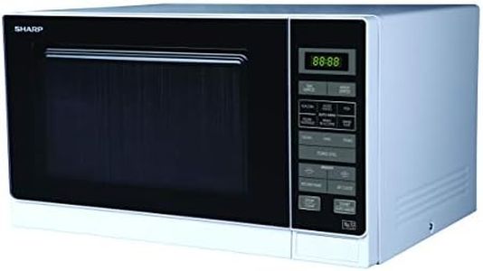 Sharp R372WM Solo Touch Control Microwave, 25 Litre capacity, 900W, White