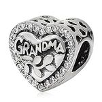 Love Grandma Charm 925 Sterling Sil