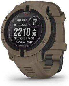 Garmin Instinct 2 Solar, Tactical Edition, Coyote Tan, Rugged GPS Smartwatch