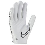 Nike Youth Vapor Jet 7.0 Football Gloves White | White | Black Youth Small