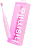 HISMILE Electric Toothbrush, 3 Brushing Modes, Smart Timer, Rechargeable, Soft-Tapered Bristles, Mode Memory (Pink)