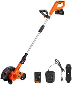VEVOR Lawn Edger 8.8-in Blade, 20V Battery Powered Cordless Edger Lawn Tool