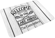 Ofisson Personalized Family Name Doormat, Welcome to Lakeside Cottage Doormat Custom Rug Outdoor Entrance 30 X 18 in ,Bath Floor Kitchen Area Door Rugs Mat Entryway Indoor Doormat Decor