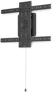 Hama Support Mural pour TV Format Portrait et Paysage, 203 cm (80"), Noir