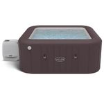 Bestway Lay-Z-Spa Maldives, Integrated EnergySense, 8 HydroJet Pro Massage System Inflatable Hot Tub with LED Lights, Foot Massager, 5-7 Person