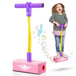 Gifts for 3-12 Year Old Boys Girls, Foam Pogo Jumper for Kids Fun Toys for Kids 5-7 Pogo Stick for Kids Cool Toys for Autistic Fun Sports Games for Kids Christmas 2020 Presents for Girls, Pink