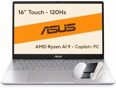 ASUS Vivobook Laptop 16 inch 120Hz Touch 48GB RAM 4TB SSD Ryzen AI 9 465