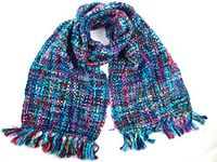 Ladies SUPER SOFT – MULTI COLOUR SCARF: available in 9 fashionable colour-ways, beautiful contrasting colours that will go with many outfits or winter coats - Generous Size 30cm wide x 180cm long