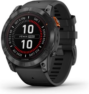 Garmin fēnix 7X Pro Solar Multisport GPS Smartwatch – Black, Solar Charging