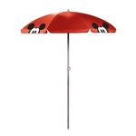 PICNIC TIME Disney Mickey Mouse Outdoor Canopy Sunshade Beach Umbrella 5.5', Small Patio Umbrella, Beach Chair Umbrella, (Red)