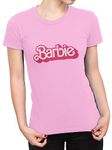 Barbie T Shirt Women | Pink T Shirt Womens | Summer Tops for Women | Pink L