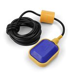 Rectangular Float Switch, DEANKEJI 5M 250V 10A Water Level Sensor, Automatic Liquid Level Indicator, Good Insulation for Pool, Water Tank, Sump Pump