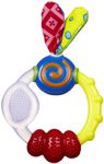 Nuby Wacky Teething Ring Teether 1 Count (Pack of 1),yellow