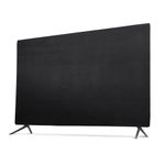 Indoor TV dust cover black, elasticity soft cloth adaptive screen size 40/41/42/43/44/45 inches protective cover black, suitable for most brands of monitors (40-45 inches)