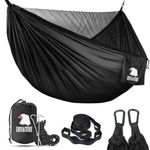 Covacure Camping Hammock with Mosquito Net - Lightweight Double Hammock,Hold Up to 772lbs,Portable Hammocks for Indoor,Outdoor, Hiking, Camping, Backpacking, Travel, Backyard, Beach