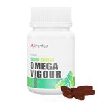 DMK INDIA HEALTHCARE Silverback Nutrition 1000Mg Vegan Omega-3|Epa (10%) 550 Mg & Dha (10%) 350 Mg|Algae-Rich Vigour Vegetarian Omega 3-6-9|Supports Heart,Brain,Eyes,Joints,And Hair (30 Tablet)