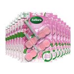 Zoflora Sweet Pea Toilet Rim Block, 26 Rim Blocks (13 Packs of 2), with Active Power Foam and Essential Oils, Long-Lasting Fragrance, Cleans & Freshens, Prevents Limescale Build-Up