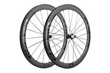 Superteam Carbon Fiber Road Bike Wheels 700C Clincher Wheelset 50mm Matte 23 Width (Glossy Black)