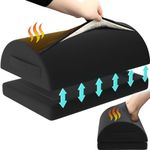 Foot Rest for Under Desk at Work, Adjustable Desk Footrest for Office Chair & Gaming Chair,Ergonomic Footrest Pillow Desks Foot Stool for Home Airplane Car to Relieve Back Knee Pain