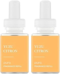 Pura - Fragrance for Smart Home Air Diffusers - Room Freshener - Aromatherapy Scents for Bedrooms & Living Rooms - Odor Eliminator - 2 Pack - Yuzu Citron