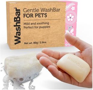 Gentle Puppy Shampoo Soap for Sensitive Skin of Pets and Small Dogs - 2.8oz (80g) Natural Dog Soap Bar to Clean, Detangle and Moisturize