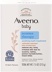 Aveeno Baby Eczema Therapy Soothing Bath Treatment with Natural Oatmeal, 10 ct.