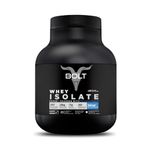 BOLT Nutrition Whey Isolate Protein Powder | With Superfood PHYCOCYANIN | USA Formulation & Origin | For Muscle Strength & Bone Health | 5LB/2.26kg (69 Servings) | Madagascar Vanilla