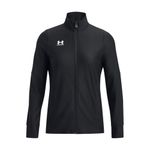 Under Armour Women's UA Challenger Track Jacket, Light and Breathable Zip Up Jacket, High-Tech Women's Jacket, Training Top for Football, Gym, Running and More Black