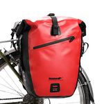 Rhinowalk Bike Bag Waterproof Bike Pannier Bag 27L,(for Bicycle Cargo Rack Saddle Bag Shoulder Bag Laptop Pannier Rack Bicycle Bag Professional Cycling Accessories)