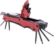 Birchwood Casey Universal Gun Multi-Tool | Durable Versatile Compact Portable Gunsmithing 14-in-1 Tool | Bits, Bit Driver, Multiple Wrenches, Knife & Pin Punch Included