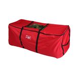 PENSON & CO. Christmas Tree Storage Bag for 9ft Artificial Tree Heavy Duty Canvas Storage Container - Red