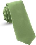 LUTHER PIKE SEATTLE Ties For Boys - Self Tie Woven Boys Ties: Neckties For Kids Formal Wedding Graduation School Uniforms (Sage Green)