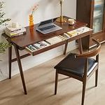 LITAITAI 39.4" Long Solid Wood Desk