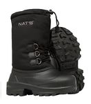 NAT'S R900 Muk-luk Style Snowshoe Boots with Removable Liner, Comfort zone -121°F(-85°C), Black, 11