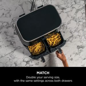 Ninja Foodi Dual Zone Air Fryer – 2-Basket Digital Cooker