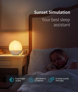 ecozy Sunrise Alarm Clock – Wake-Up Light with Adjustable Brightness