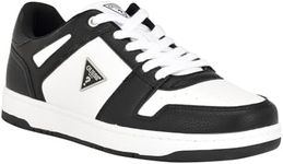 Guess Men's TARKY Sneaker, Black/White 001, 10.5