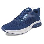 Campus Men's M.Blue/S.Green Running Shoes - 8 UK