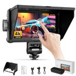 VILTROX DC550 5.5 inch 1200 Nits Camera Field Monitor Small Full HD 1920x1080 4K HDMI Hot Shoe Mount Battery Sunshine Hood for Sony Canon Nikon Camera 3DLUT Focus Peaking Histogram False Colors