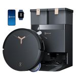 ECOVACS DEEBOT T50 MAX PRO Omni Robot Vacuum and Mop, 18,500Pa Suction, 18mm Auto-Lift, ZeroTangle &TruEdge 2.0, AIVI 3.0 Obstacle Avoidance, Auto Hot Water Wash/Dry/Refill, Self-Emptying