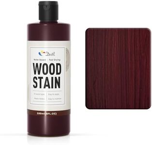 DWIL Water Based Wood Stain - Multiple Finishes, Fast Drying, Indoor and Outdoor Furniture, Wood Paneling, Cabinets and More, Low Odor ＆ Non-Toxic (8.5oz Rosewood)
