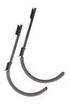 Tech Team Kayak Hook Set, 100-Pound Capacity Per Hook, Perfect for Storage in The Garage or Shed, Pack of 2 Hooks