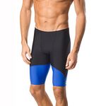 Speedo Men's Swimsuit Jammer Endurance+ Splice Team Colors - Black/Blue, Size 28