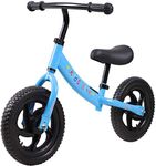 12" Balance Bike for 2-6 Years Old Toddler Kids Lightweight Walking Balance Bike for Boys & Girls, Height Adjustable Handlebar & Seat Carbon Steel Frame Children Training Bicycle