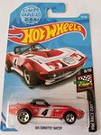 Mattel Hot Wheels 2019 Gum Ball Hw Race Day: '69 Corvette Racer (Red/White)