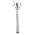 Mr Crimbo Christmas Reindeer Wreath Hanger Silver Metal Over Door Decorations Hook 3D Design Antlers 38cm 15"