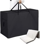 Guisong Heavy Duty Folding Mattress Storage Bag, Carry Case for Tri Fold Mattress with Zipper, Foldable Memory Foam Mattress Carrying Case Fits 4-6 lnch Full Twin Queen Foldable Mattress