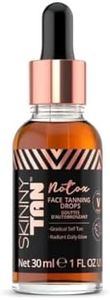 Skinny Tan Face Tan Notox Moisturising Face Tanning Drops - Gradual Fake Tan Face Serum with Vegan Collagen, Cruelty-Free, Paraben Free & Vegan Skincare - Dark Self Tan, 30ml