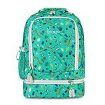 Bentgo Kids Prints 2-in-1 Backpack & Insulated Lunch Bag, Bug Buddies, Art Deco